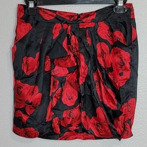 Bebe Floral Mini Skirt/size 0